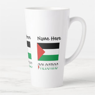 Palästina Palästinensische Flagge Schwarz Personal Milchtasse