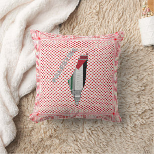 Palästina-Pillow - palästinensische Keffiyedekorat Kissen