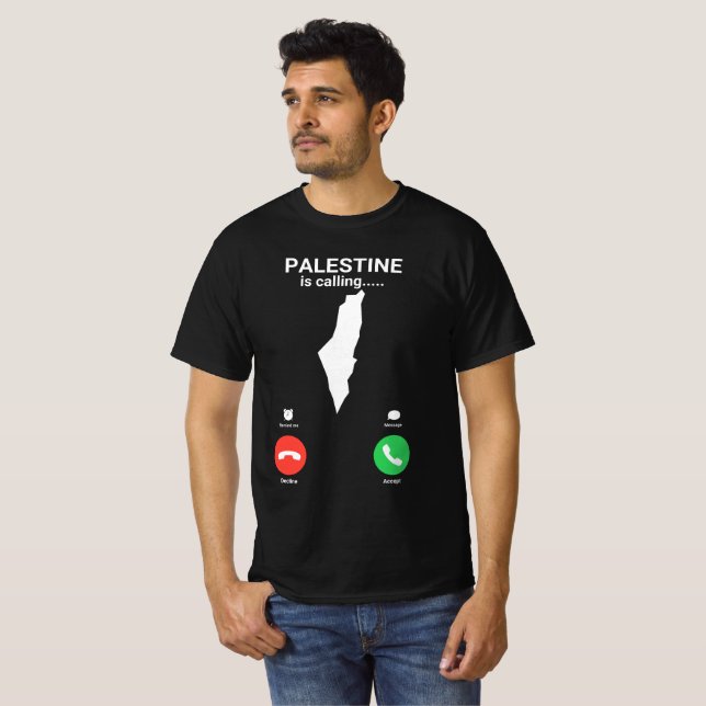Palästina ruft T-Shirt (Vorne ganz)
