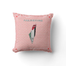 Palästina Shemagh Throw Kissen - Keffiyeh