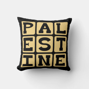 Palästina, souveräner Staat in Asien Kissen