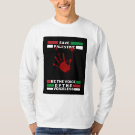 Palästina T - Shirt der Männer gerettet | Freie Pa