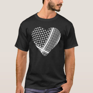 Palästina-T - Shirt Palästinensischer Weißhatta im