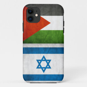 PALÄSTINA- U. ISRAEL-FRIEDENSflagge iPhone 11 Hülle