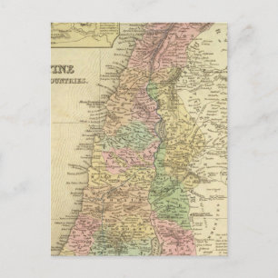 Palästina und Nachbarländer Postkarte