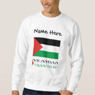 Palästina und personalisierte palästinensische Fla Sweatshirt