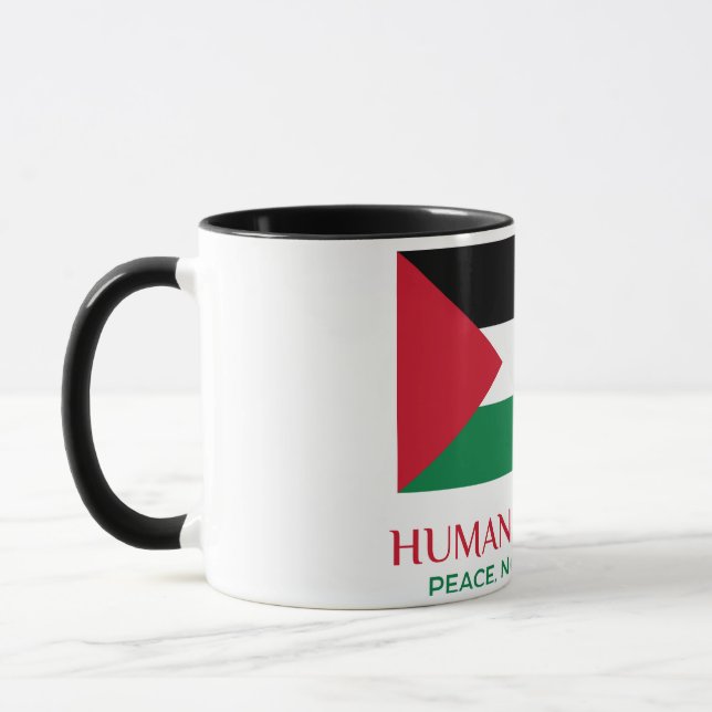 Palästina-Unterstützung Combo-Tasse Tasse (Links)