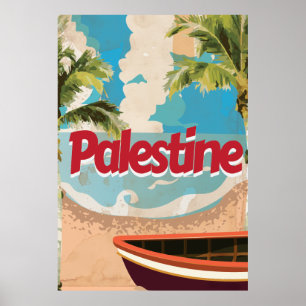 Palästina Vintage-Reiseposter Poster