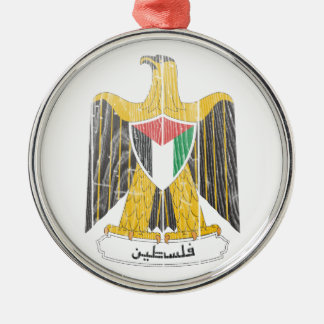 Palästina-Wappen Silbernes Ornament
