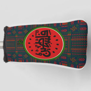 Palästina-Wassermelone-Palästina arabisches Wort"ف Golf Headcover