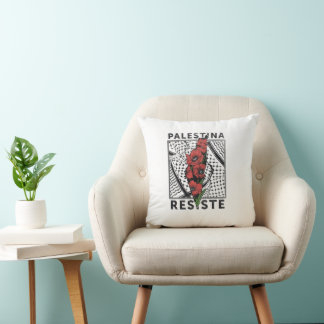 Palästina Widersteh T-Shirt Kissen