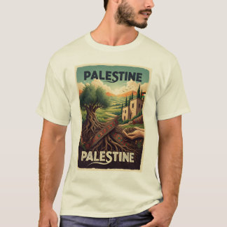Palästina-Wurzeln – Olivenbaum-Erbe T-Shirt