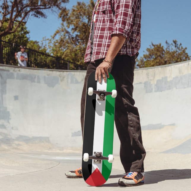 Palästinafahne patriotisch modern skateboard (Außenbereich 2)