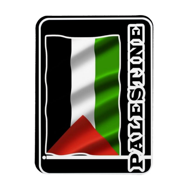 Palästinafahne Souvenir-Kühlschrankmagnet Magnet (Vertikal)