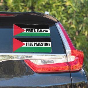 Palästinafahnen, Gaza Gerettet, freier Gaza-Streif Aufkleber