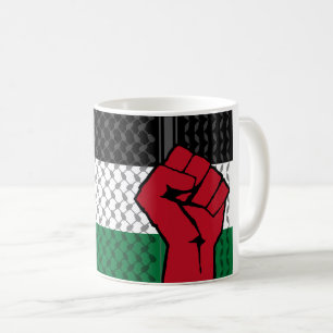Palästinafahnen, Gaza Gerettet, freier Gaza-Streif Kaffeetasse