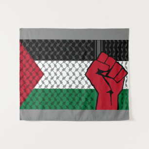 Palästinafahnen, Gaza Gerettet, freier Gaza-Streif Wandteppich