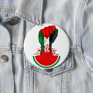 Palästinafreiheit fliegt auf Watermelon an Button