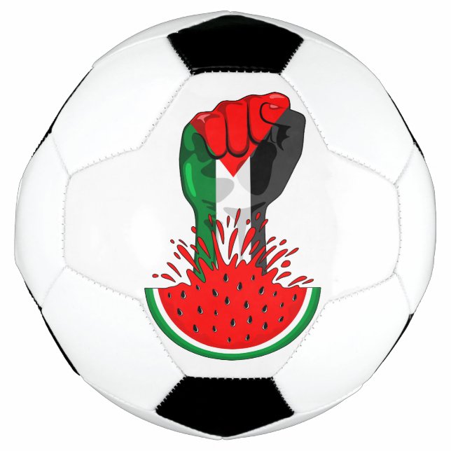 Palästinafreiheit fliegt auf Watermelon an Fußball (Vorderseite)