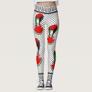Palästinafreiheit fliegt auf Watermelon an Leggings