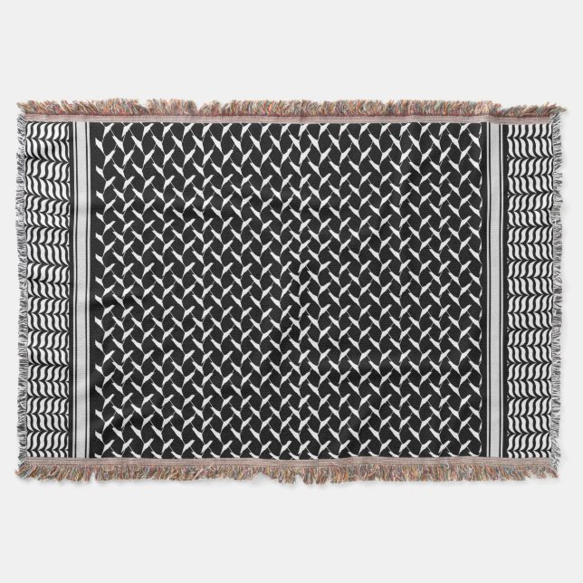 PalästinenserKeffiyeh Decke (Vorderseite)
