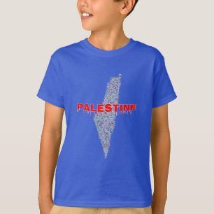 Palästinensische ف ل س ط ن   Freie Palästina   Lie T-Shirt