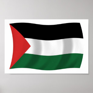 Palästinensische Autonomiebehörde Flagge Poster Dr