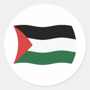 Palästinensische Autonomiebehörde-Flaggenaufkleber Runder Aufkleber