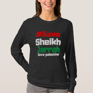 Palästinensische Fahne im freien Gaza-Streifen ara T-Shirt