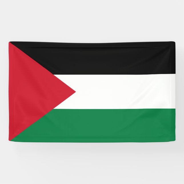 Palästinensische Flagge Banner (Horizontal)