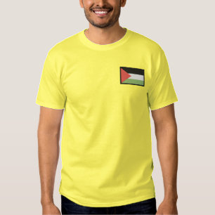 Palästinensische Flagge Besticktes T-Shirt