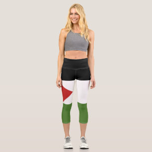 Palästinensische Flagge Capri Leggings