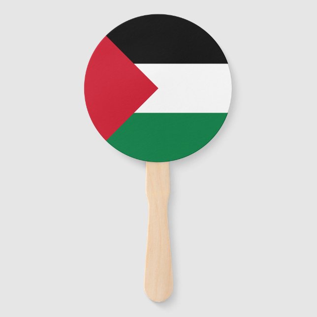 Palästinensische Flagge Fächer (Vorderseite)