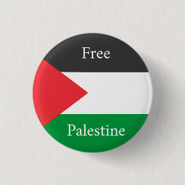 Palästinensische Flagge Freie Palästina angepasst Button
