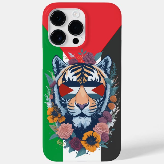 Palästinensische Flagge Freie Palästina angepasst Case-Mate iPhone 14 Pro Max Hülle (Rückseite)