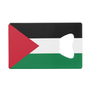 Palästinensische Flagge Geldbeutel Flaschenöffner