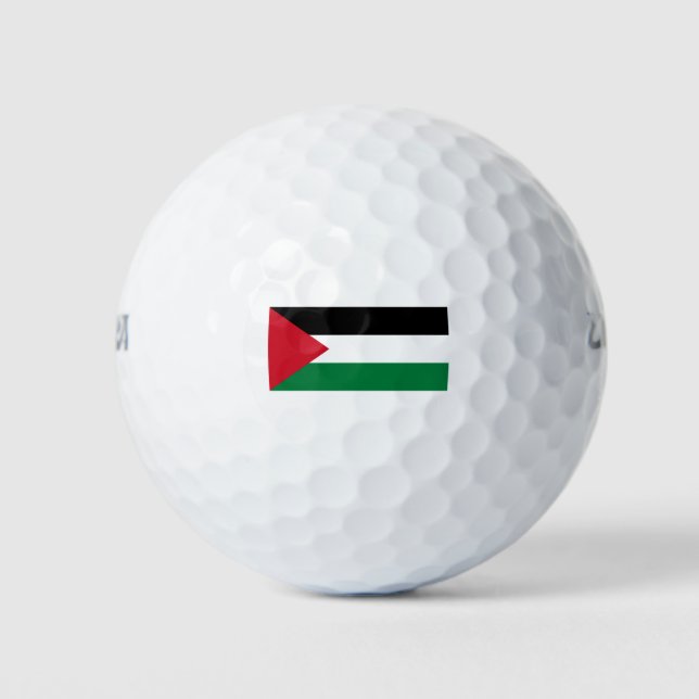 Palästinensische Flagge Golfball (Vorderseite)