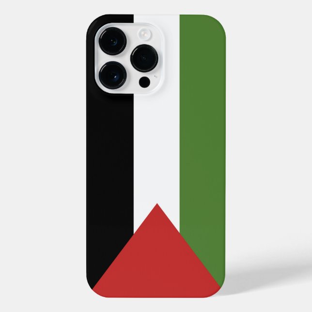 Palästinensische Flagge iPhone 14 Pro Max Hülle (Rückseite)