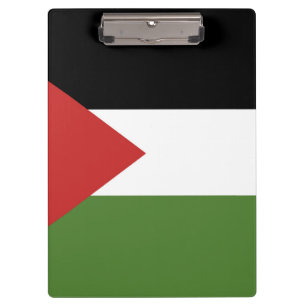Palästinensische Flagge Klemmbrett