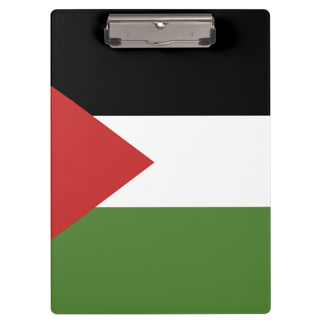 Palästinensische Flagge Klemmbrett (Vorderseite)