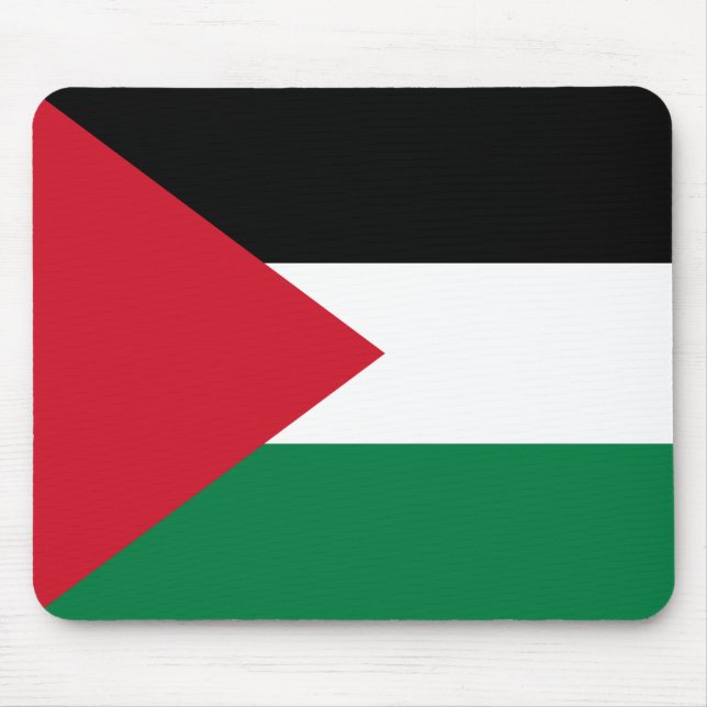 Palästinensische Flagge Mousepad (Vorne)