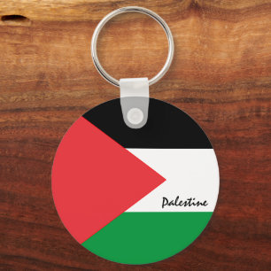 Palästinensische Flagge & Palästinaflüchtlinge / S Schlüsselanhänger