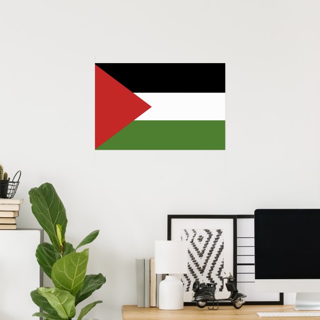 Palästinensische Flagge Poster (Heimbüro)