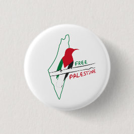 Palästinensische Flagge Schlüsselanhänger Button