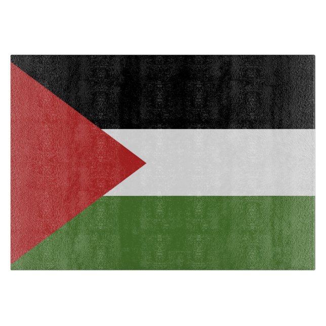 Palästinensische Flagge Schneidebrett (Vorderseite)