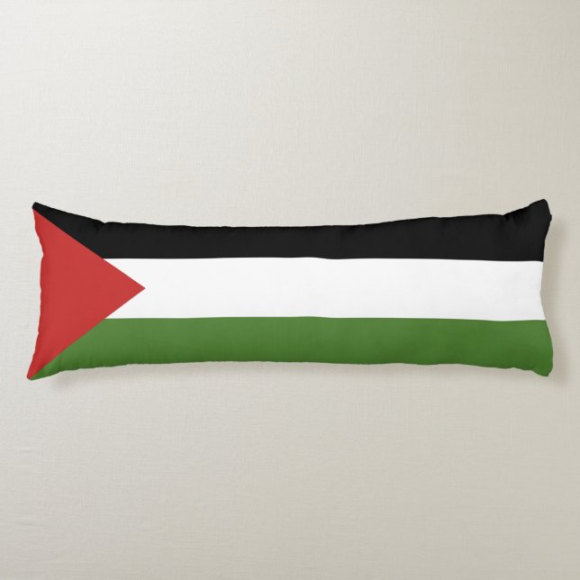 Palästinensische Flagge Seitenschläferkissen (Vorderseite)