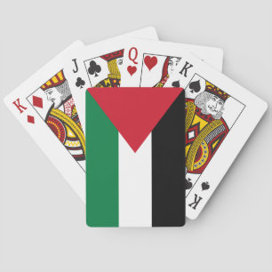 Palästinensische Flagge Spielkarten