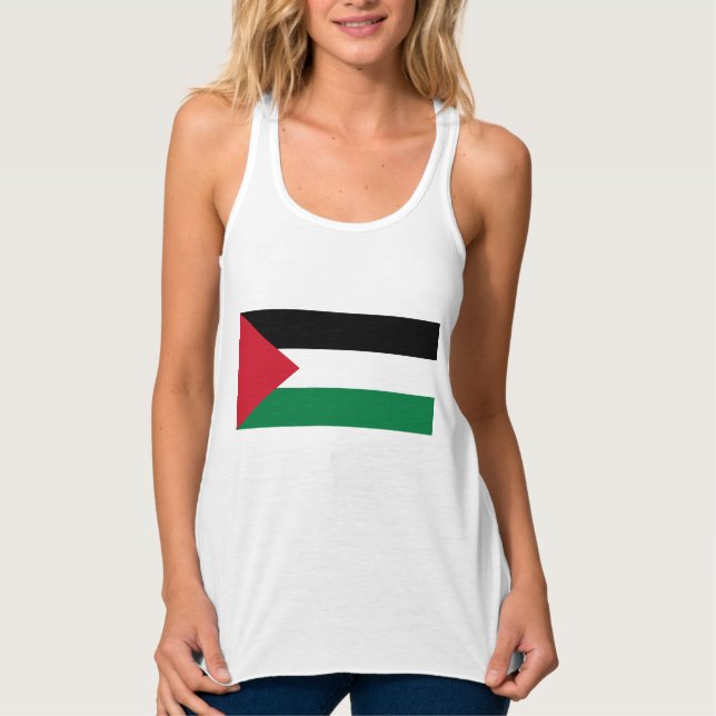 Palästinensische Flagge Tank Top (Vorderseite)