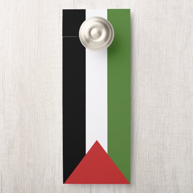 Palästinensische Flagge Türanhänger (Auf Knauf)