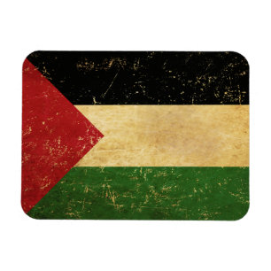Palästinensische Flagge Vintage Magnet